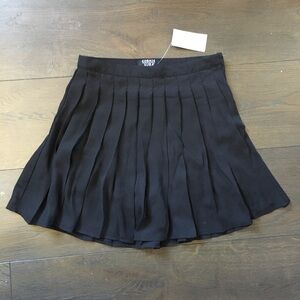 NEW 🖤 Sheer Black Pleated Skirt